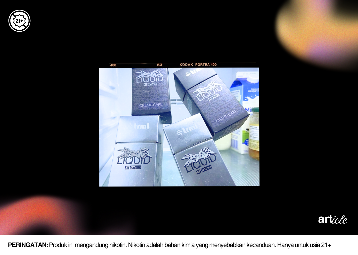 gambar menyimpan liquid di dalam kulkas