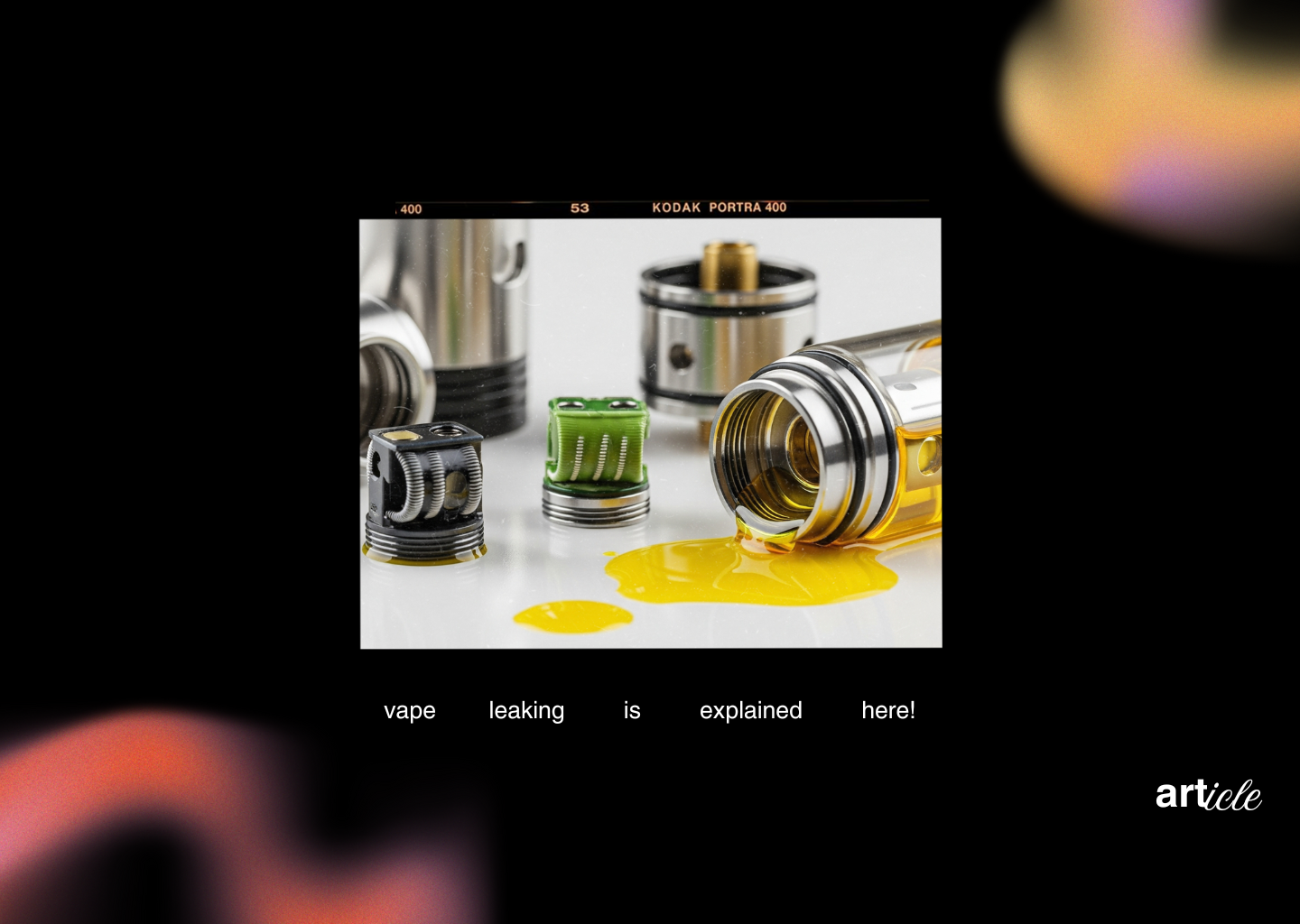 gambar vape leaking