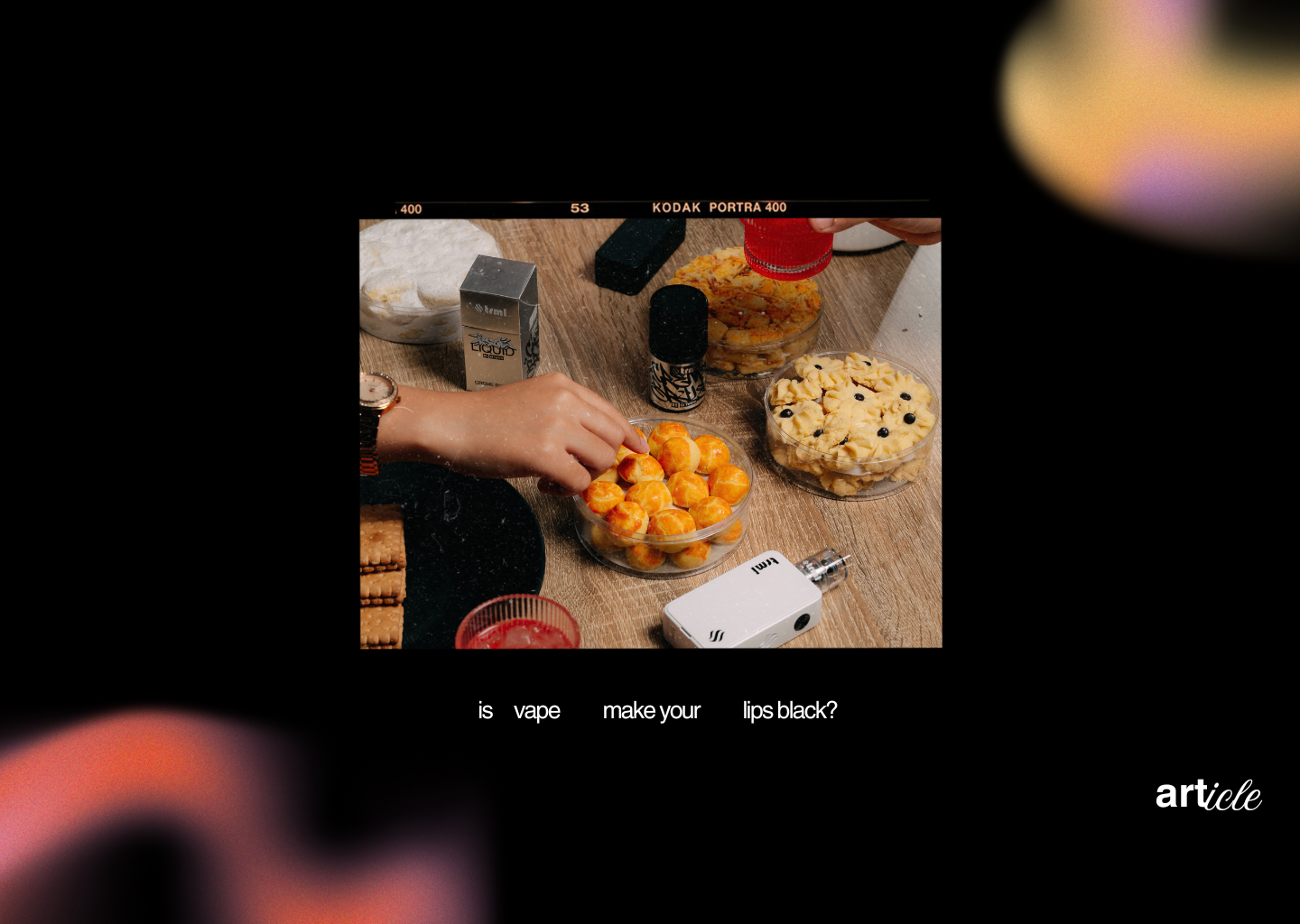 apakah vape membuat bibir hitam