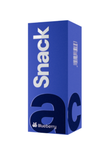 Liquid saltnic snack blueberry